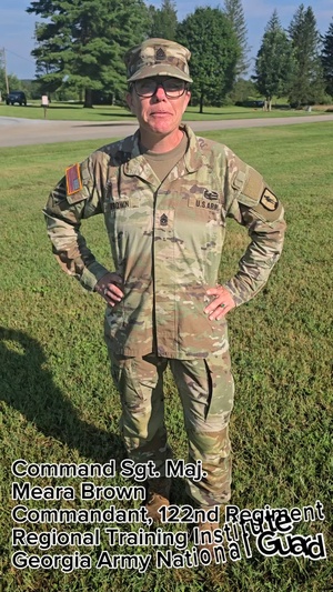Command Sgt. Maj. Meara Brown Introduces National Best Warrior Competition Day 4