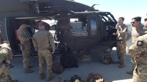 Aviation Soldiers Train Med Evac Procedures During Raven Focus 2025