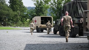 108th MCAS medical training at Fort Indiantown Gap