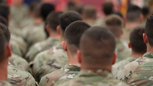 1487th Transportation Company honored during pre-deployment ceremony