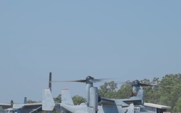 Talisman Sabre 25 B-Roll: VMM 363 offloads HIMARS ammunition pods