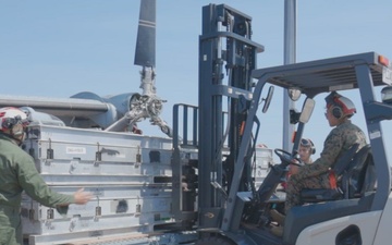 Talisman Sabre 25 B-Roll: Marines conduct loading drills with Marine Adjustable Cargo Trailer