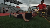 Competitors undertake Army Fitness Test - 2025 National Best Warrior
