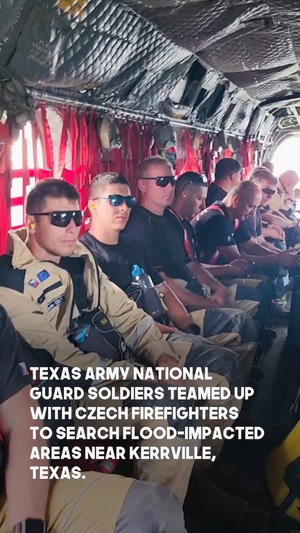 Texas, Czech forces team up for flood response