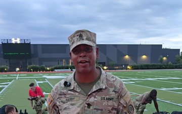 Command Sgt. Maj. David Harry Introduces National Best Warrior Competition Day 5