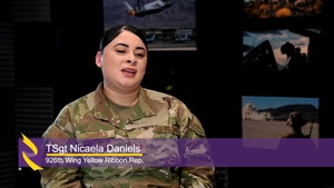 TSgt Nicaela Daniels, 926th Wing Yellow Ribbon representative