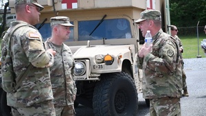 Assistant Adjutant General-Army, Brig. Gen. Francis R. Montgomery at culminating training event