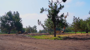 b-roll Altadena Golf Course Restoration USACE 4k 30p