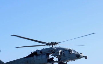 USS Iwo Jima Conducts RAS with USNS Joshua Humphreys