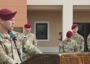 2nd Battalion, 503rd Infantry Regiment, 173rd Airborne Brigade holds change of responsibility ceremony