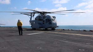 USS Iwo Jima Conducts Flight Operations with CH-53K King Stallion