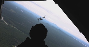 U.S. Marines with VMM-162 and HMH-464 transport Marines with 1st Battalion, 25th Marines during Atlantic Alliance 2025