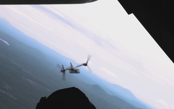 U.S. Marines with VMM-162 and HMH-464 transport Marines with 1st Battalion, 25th Marines during Atlantic Alliance 2025