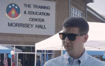 Morrisey Hall Ribbon Cutting Ceremony Interviews