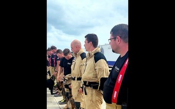 Texas Guard, Czech firefighters and U.S. task forces conduct multi-day flood search across Central Texas