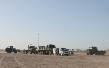 U.S. Marines establish an Operations Center in Yuma, Ariz.