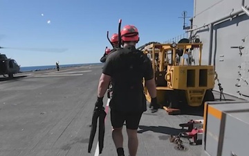 USS America (LHA 6) and Helicopter Sea Combat Squadron 25 Conduct Search and Rescue Training during Talisman Sabre 25