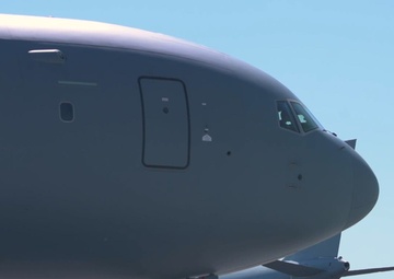 Talisman Sabre 25: USAF KC-46 aircraft taxi prior to air refueling mission in Australia