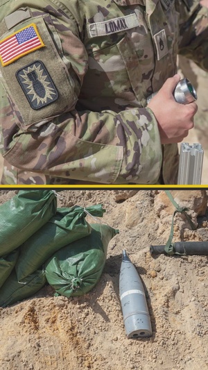 US Army Staff Sgt. Mark Owens discusses EOD training with the Tunisian Armed Forces during AL25 [Social Media 9:16]