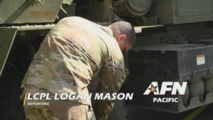 US Airmen, Soldiers Move HIMARS during Balikatan 25