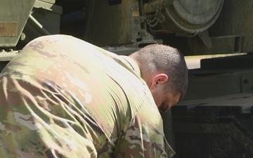 US Airmen, Soldiers Move HIMARS during Balikatan 25