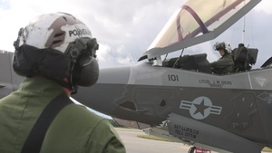 VMFA-311 conducts engine check during Red Flag Alaska