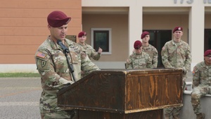 B-Roll: 2-503rd Infantry Regiment, 173rd Airborne Brigade holds change of responsibility ceremony