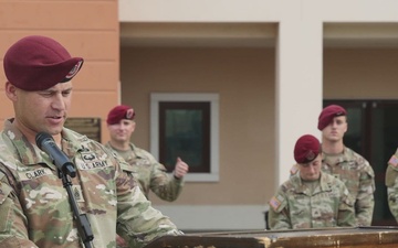 B-Roll: 2-503rd Infantry Regiment, 173rd Airborne Brigade holds change of responsibility ceremony