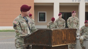 B-Roll: 2-503rd Infantry Regiment, 173rd Airborne Brigade holds change of responsibility ceremony