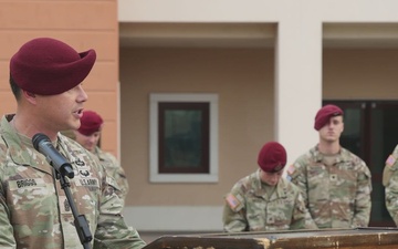 B-Roll: 2-503rd Infantry Regiment, 173rd Airborne Brigade holds change of responsibility ceremony
