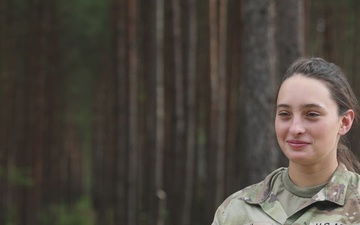 U.S. Army Cadet speaks about her experience in Cadet Troop Leader Training with the 173rd Airborne Brigade
