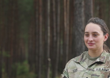 U.S. Army Cadet speaks about her experience in Cadet Troop Leader Training with the 173rd Airborne Brigade