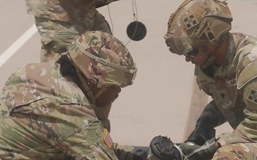 U.S. Soldiers conduct Forward Arming and Refueling Point training at Fort Bliss