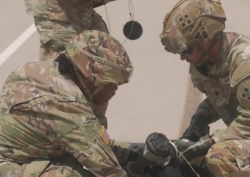 U.S. Soldiers conduct Forward Arming and Refueling Point training at Fort Bliss