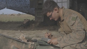 B-ROLL: 3rd Bn., 11th Marines, MRF-D 25.3, and 103 Battery, 8/12th Regiment conduct bilateral gunline fire with M777 Howitzers