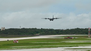 C-130J Super Hercules land on Andersen for DLE2025