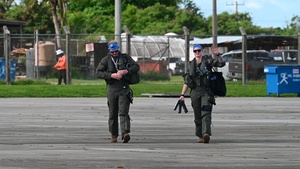354 AEW flies in support of REFORPAC (broll)