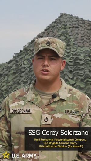 101st Airborne Division (Air Assault) Multi-Functional Reconnaissance Company Drone Training