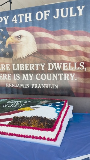 KFOR RC-E Celebrates Fourth of July Camp Bondsteel, Kosovo