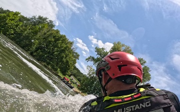 Fort Hood leads Swift Water Rescue training with Killeen firefighters