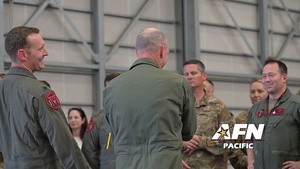Lt. Gen. Stephen Jost, Commander, U.S. Forces Japan, 5th Air Force visits MCAS Iwakuni for exercise Resolute Force Pacific 2025