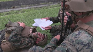 MWCS-18 Marines evacuate simulated casualties