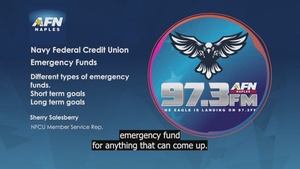 AFN Naples Social Media Excerpt - Emergency Funds