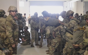 B-Roll: 173rd Airborne Brigade prepares for airborne operation in Aviano