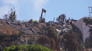 b-roll Southern California Wildfires Debris removal 4k 60p