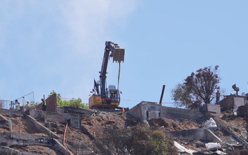 b-roll Southern California Wildfires Debris removal 4k 60p