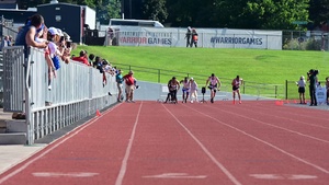 Air Force Warrior Games Athletes compete in track events (broll stringer)