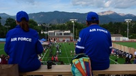 Air Force Warrior Games Athletes compete in archery (broll stringer)