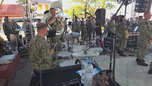 U. S. Fleet Forces Band Plays in Puerto Plata