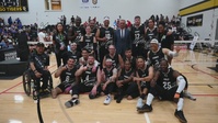 Secretary of Health and Human Services visits the DoD Warrior Games